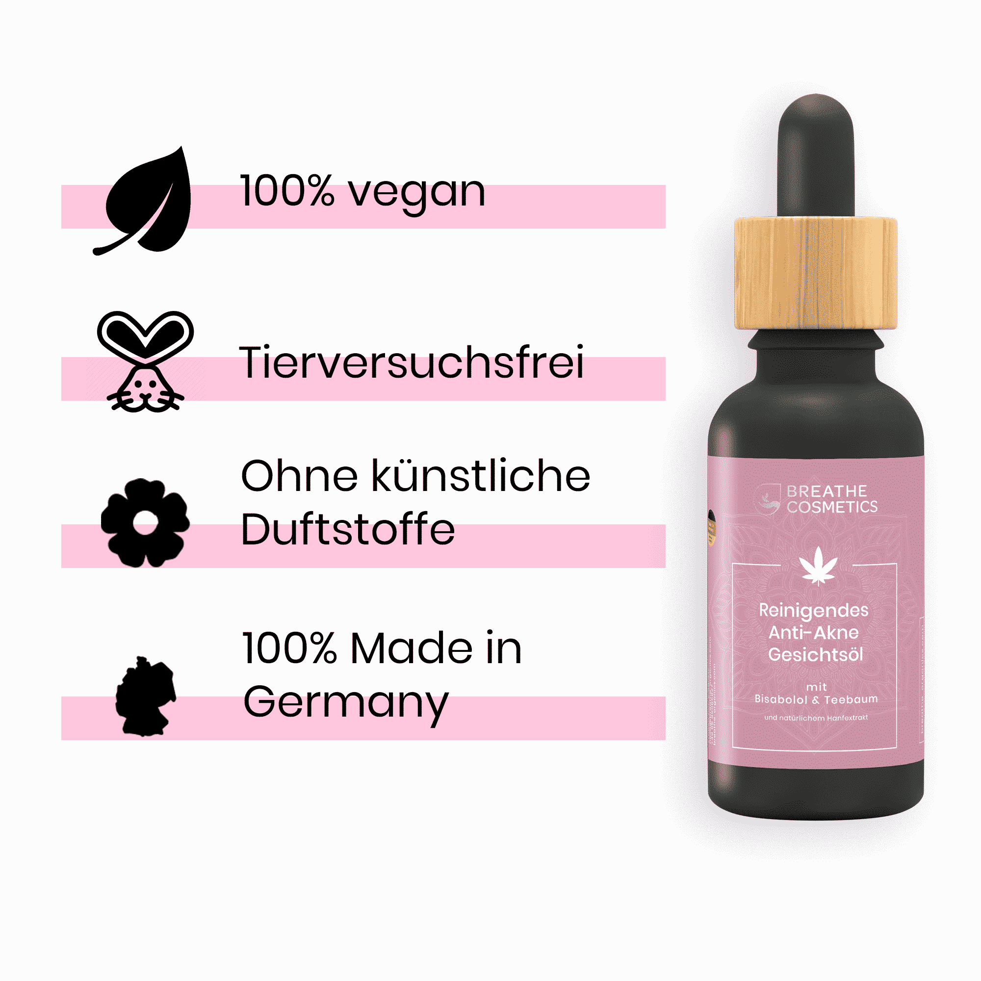 Anti Akne Pickel Serum Mit Teebaumol Cbd Breathe Cosmetics